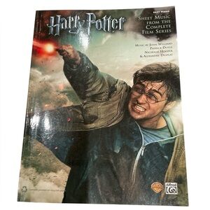 Harry Potter Easy Piano Sheet Music Book from Complete Film Series